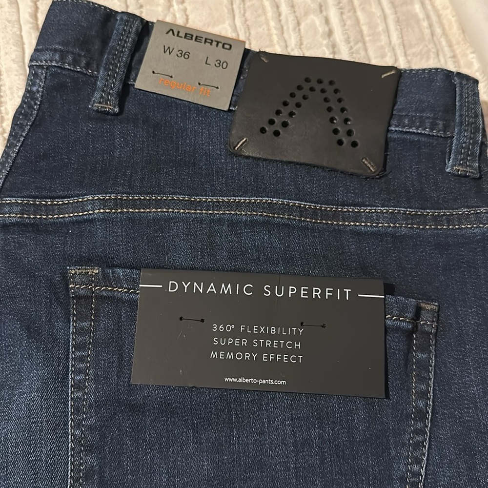 NWT Alberto Dark Jeans - Picture 2 of 8